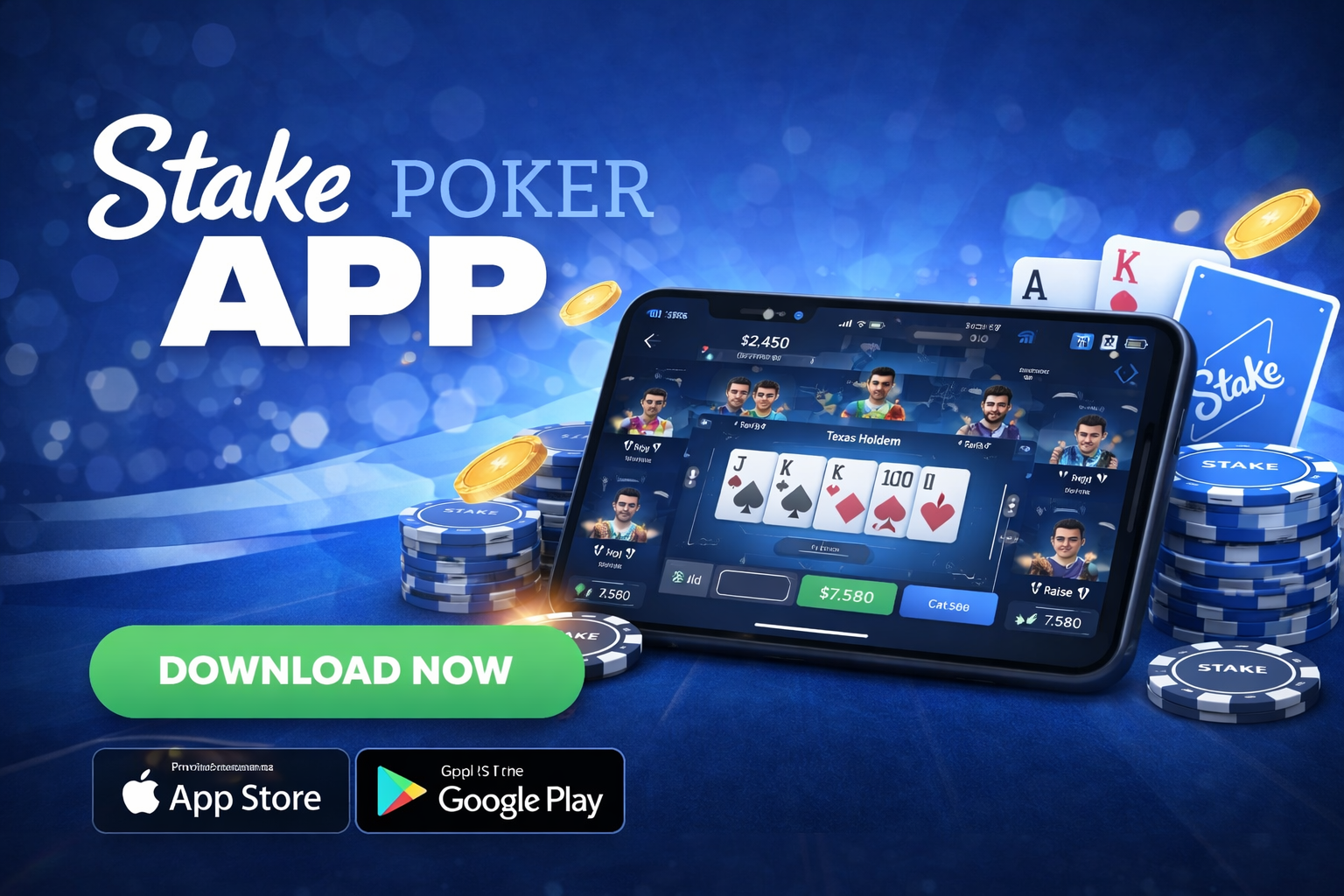 Stake Poker app preview